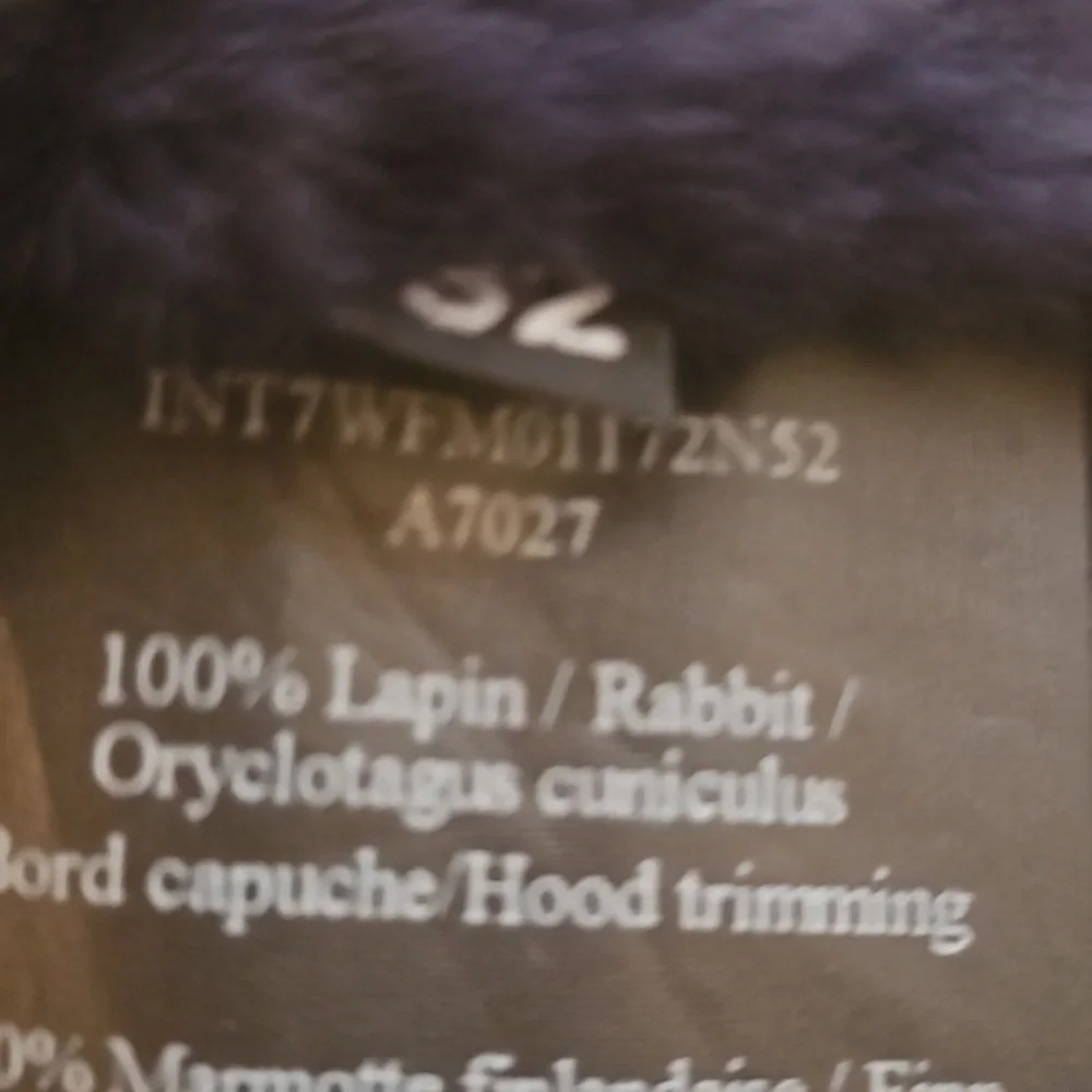 ⭐️ Army Yves Salomon genuine fur lined navy blue parka size 32 - Picture 12 of 16